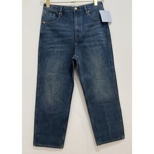 NWT Roucha Dillon 100% Cotton Hi-Rise Straight Blue Jeans 60's Wash Size A
